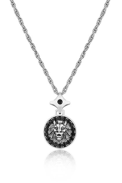 Johannesburg Lion Custom Made Handcrafted Twist Chain Men's Necklace