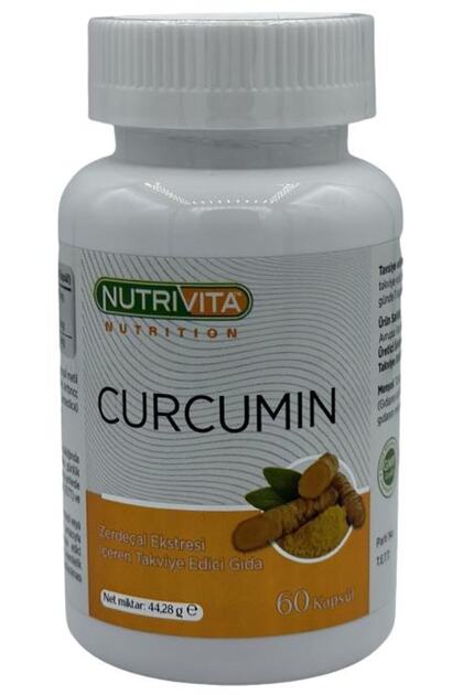 60 Capsules Turmeric Extract Curcumin Piperine