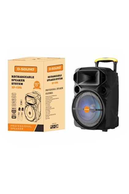 D-sound Xp-12pa 800 Watt Şarzli Bluetootlu Taşinabi̇li̇r Hoparlör