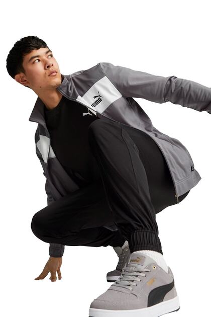 Erkek Eşofman Takımı Koyu Gri 677427-74 Poly Suit Cl