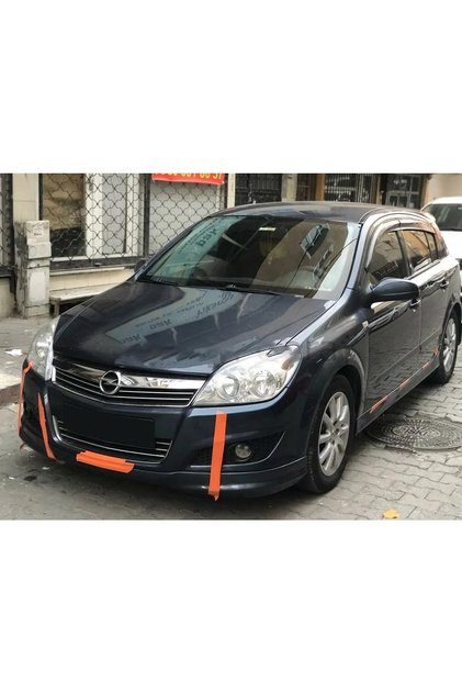 Opel Astra H Ön Ek Makyajlı Kasa 2010 2011 2012 2013 Uyumlu Mat Siyah Plastik Ön Karlık
