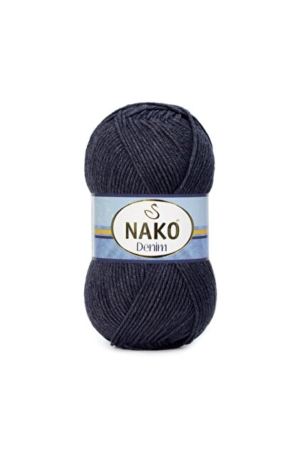 Denim 217 Siyah Cotton El Örgü İpi 100 Gr.