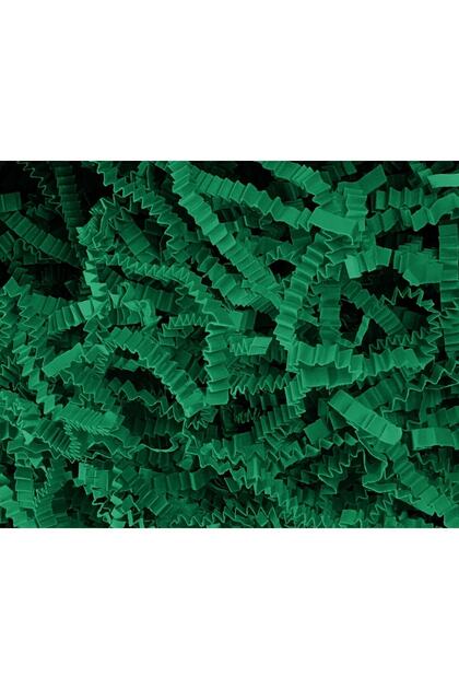 Zigzag Cropped Paper - Dark Green - 250gr Box Decorations - Cropped Zigzag Z Paper