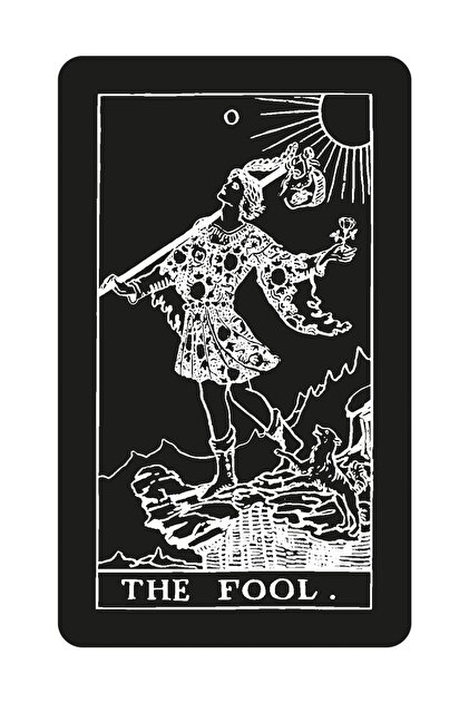 Ekorp Kitap Black Tarot English Edition - 78 Cards and The