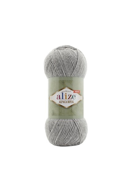 Alpaca Royal New 21 Gray Hand Knitting Yarn 5 Pieces (5*100 Grams)