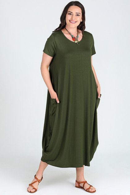 Rochie Jumbo cu mânecă scurtă