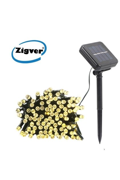 Solar Güneş Enerjili Dış Bahçe 8 Modlu 10metre 100 Led Gün Işığı Aydınlatma