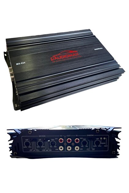 Audiomax Mx-534 3000w 4 Kanal Profesyonel Oto Anfi Amfi - Fiyatı
