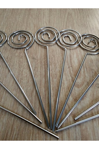 10 Adet Resimlik, Notluk Metal Resim Tutucu ( 10 Adet Gönderilir)