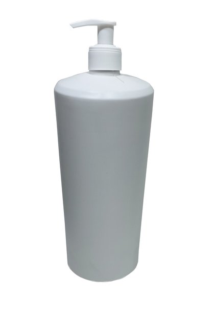 Ambalaj 1000ML - 1 Adet - Beyaz Plastik şampuan ve sıvı sabun Şişesi