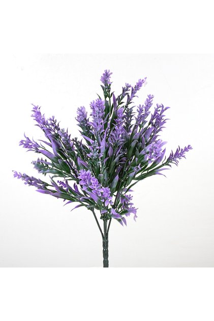 Yapay Nergis Bitkisi, Mor - UV Korumalı, Dış Mekan Uyumlu, 40 cm