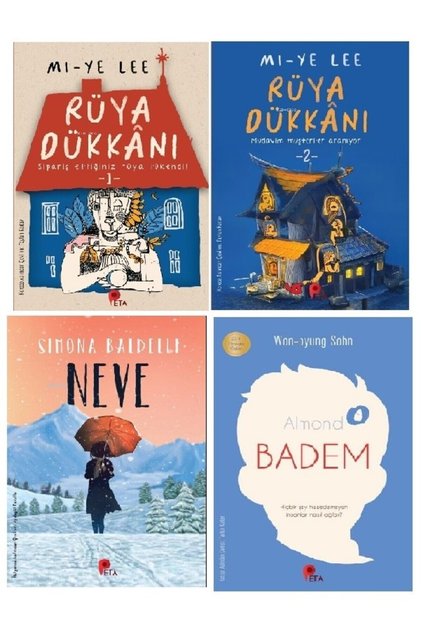 RÜYA DÜKKANI 1,2\ BADEM \ NEVE 4 KİTAP SET