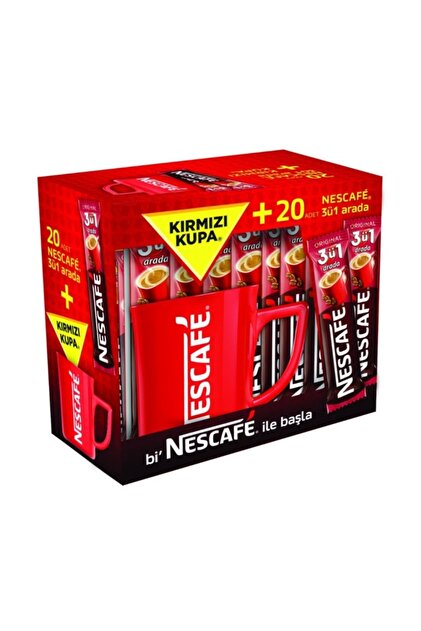 Nescafe 3'ü 1 Arada 20'li + Kupa Hediyeli - Fiyatı, Yorumları