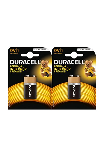 Alkalin 9 Volt Pil Tekli Paket 2 Adet