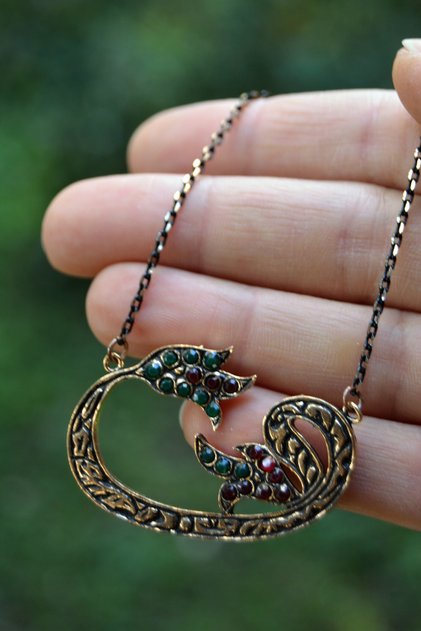 Jewellery Garnet Natural Stone Vav Ladies Necklace
