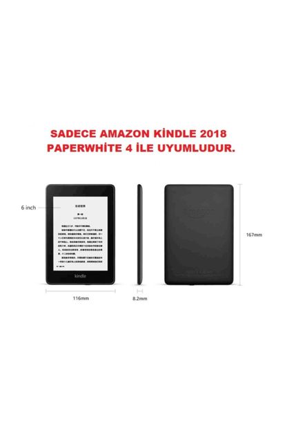 Amazon kindle 2018 Paperwhite 4 E Kitap Okuyucu Kılıfı - 4