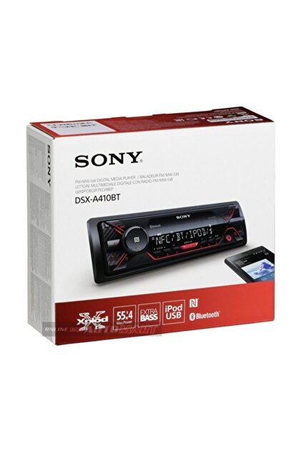 Sony Dsx-a410bt Bluetooth Ve Extrabass Özellikli Oto Teyp 4x55w