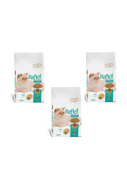 Reflex Kısırlaştırılmış Balıklı Yetişkin Kedi Maması 1.5 Kg * 3 Adet - 1