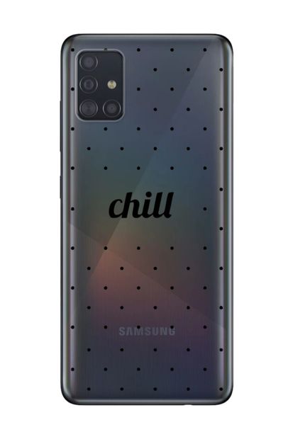 Cekuonline Samsung Galaxy A71 Kılıf Desenli Resimli Hd Silikon Telefon Kabı Kapak - Chill - 1