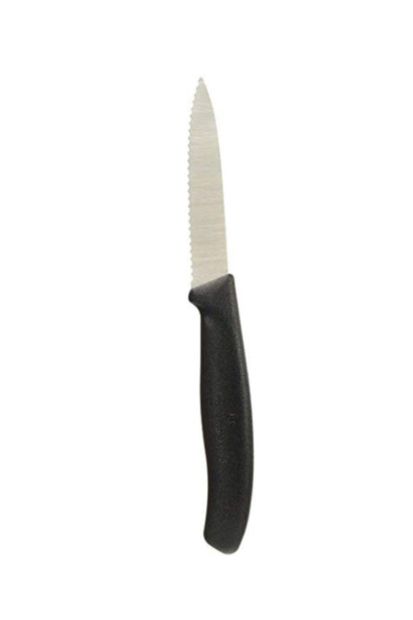 Victorinox Soyma Bıçağı 8cm Tes Sivri Siyah - 1