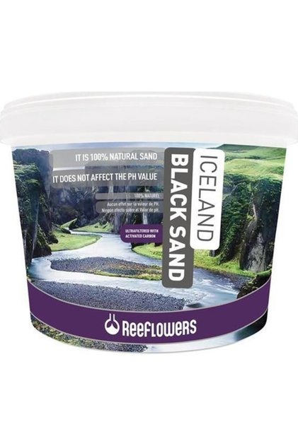 Iceland Black Sand Akvaryum Kumu 1kg Açık (1-2mm)