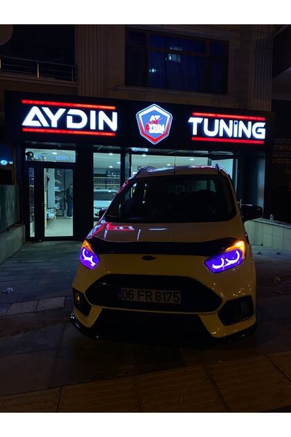 Ford Courier Uyumlu Far Içi 4 lü L Tip Rgb Angel 16 Renkli Kumandalı