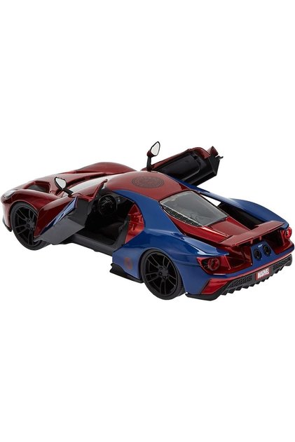 Marvel Comics - Spiderman 2017 Ford Gt Die-cast Sports Car