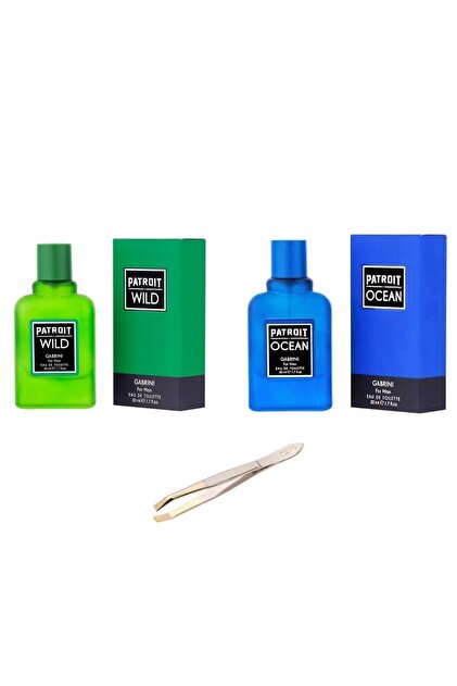 Gabrini Patroit wıld For Man Edt 50 ml + patroıt ocean For Man Edt