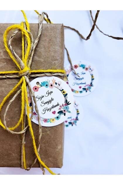 Made with Love for You Colored Tag - Perforated (5x5cm) 50 Pieces