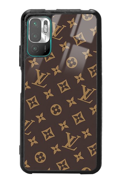 Xiaomi Redmi Note 10 5g Brown Lv Design Glossy Phone Case
