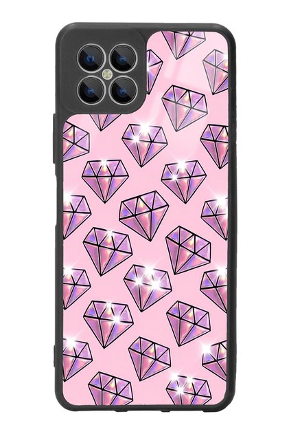 Omix X600 Diamond Design Glossy Phone Case
