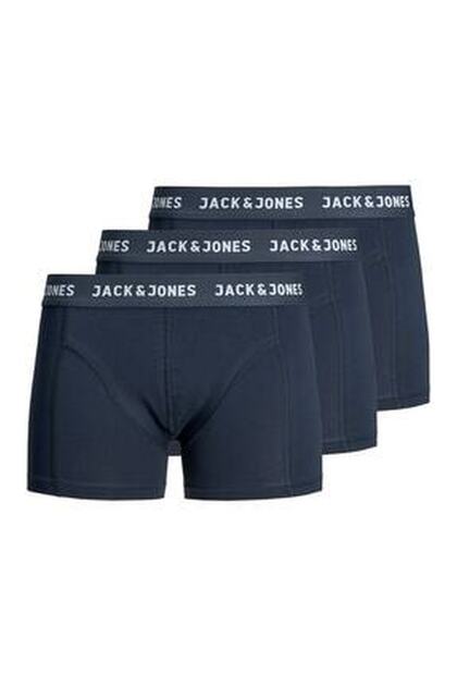 Jacanthony Trunks 3 Pack Blue Men's Boxers -12171946 Blue Nights Blue Night - Blue Night