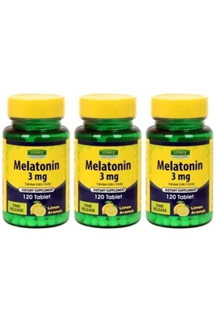 Melatonin 3 Mg 3x120 Tablet Limon Aromalı