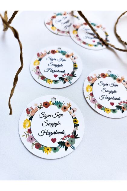 Made with Love for You Colored Tag - Perforated (4x4cm) 50 Pieces
