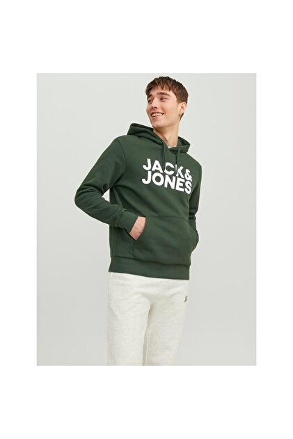 Jack & Jones JJECORP LOGO SWEAT HOOD NOOS YEŞİL - Fiyatı, Yorumları