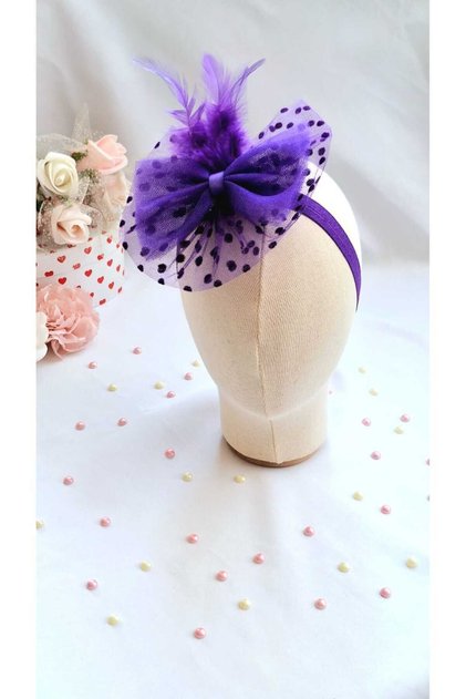Purple Tulle Baby Girl Birthday Special Day Crown