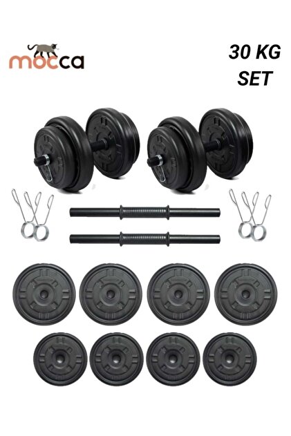 Mocca Style 32 Kg Ağırlık Seti Dambıl , Vücut Geliştirme Aleti