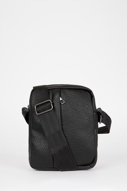 Men's Faux Leather Crossbody Bag