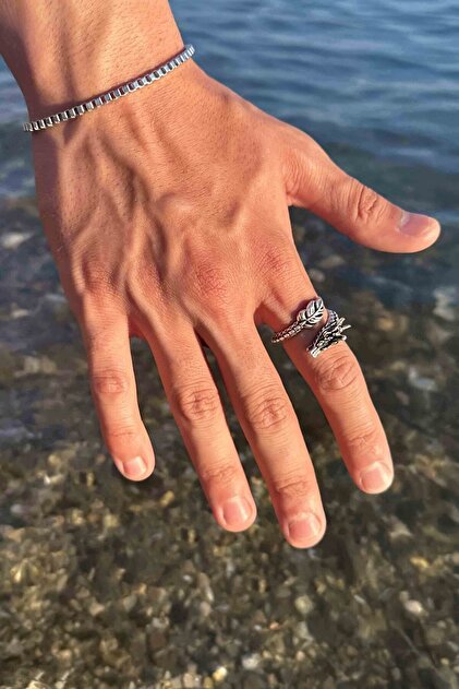 TREND COLLECTİON Poseidon Mızrak Masarati Model Gümüş Kaplama