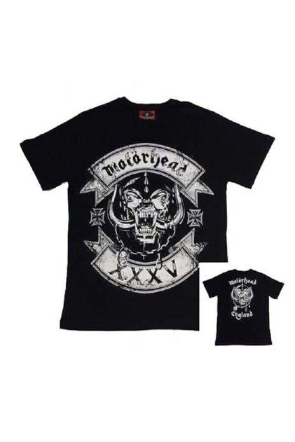 Motörhead Ön Arka Baskılı Siyah Erkek Tişört