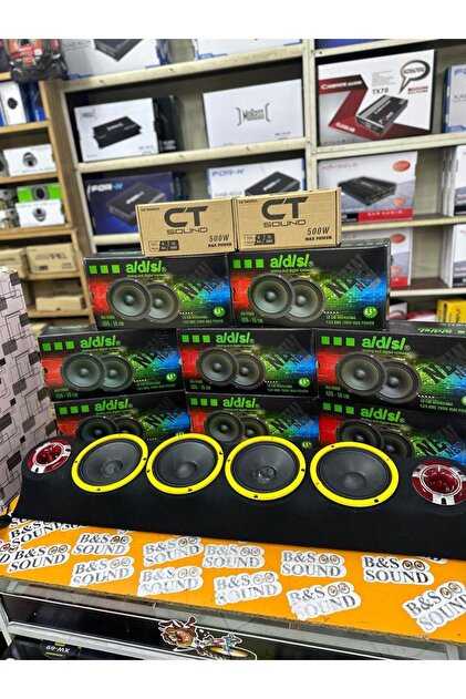 ADS 4 ADET 16 CM MİDRANGE ADS 700 WAT 2 ADET 10 CM DOM TWETER 84