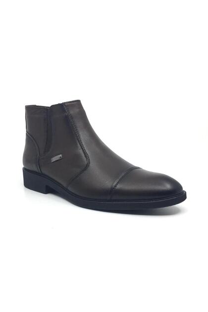 Taşpınar 012 100% Genuine Leather Men's Daily Winter Comfortable Classic Zippered Boots 39-45