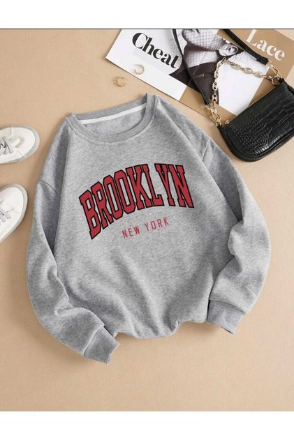 Brooklyn Printed Sweatshirt (Crew Neck) Unisex Cotton Special Series