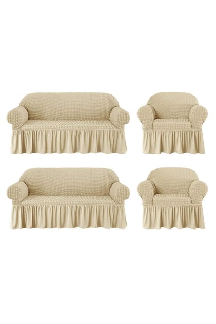 Bürümcük Elastic Sofa Cover Lycra Sofa Cover Two 3 Pieces Two Single Sofa Bed Cover