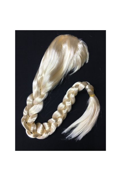 Sarı Rapunzel Elsa Peruk 70 cm