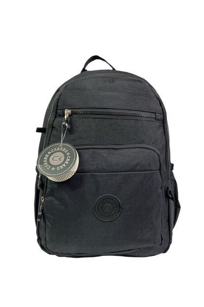 Waterproof Quality Lined Crinkle Fabric Unisex Two-Compartment School Sports Travel Backpack 30X38Cm