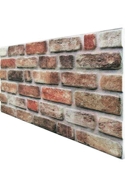 5 Adet (2,5M2) X Tuğla Desenli 3 Boyutlu Renkli Strafor Köpük Duvar Kaplama Paneli (BR-508)