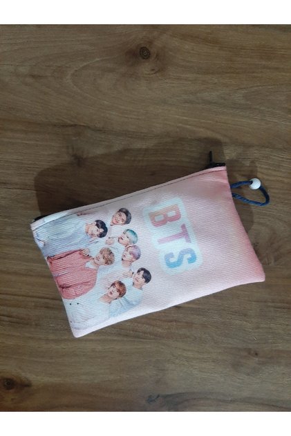 KPOP-BTS 1 NO patterned design pen holder-wallet