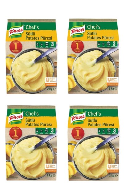 Sütlü Patates Püresi 2 KG x 4 Adet (Koli)