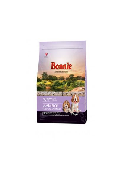 Bonnie Kuzu Etli Pirinçli Yavru Köpek Maması 2.5 kg - 2